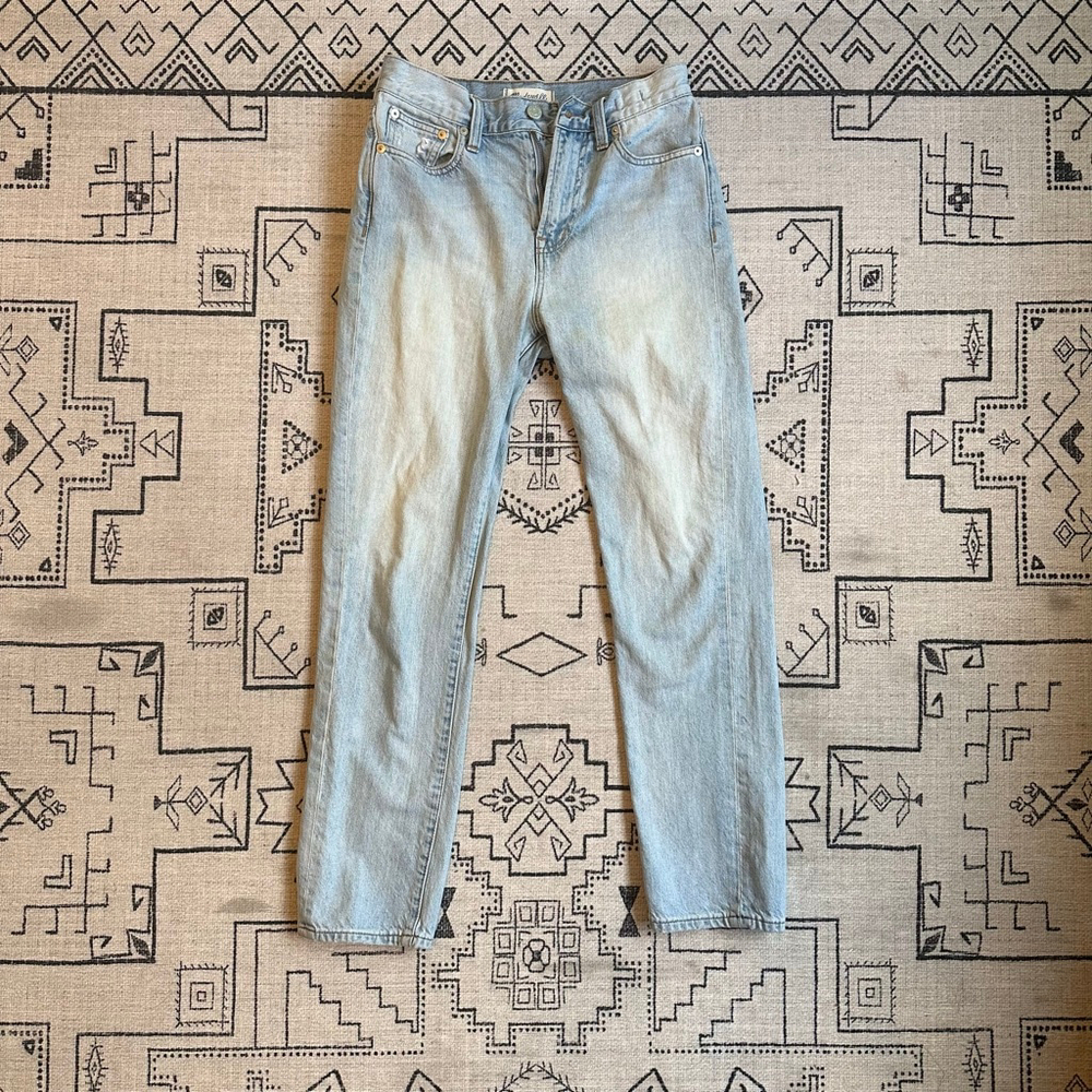 Madewell Straight Leg Jeans Size 25 Light Blue